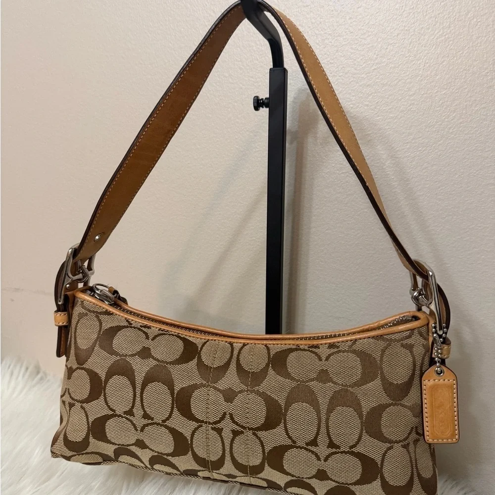 Coach Tan Leather Men's Bag